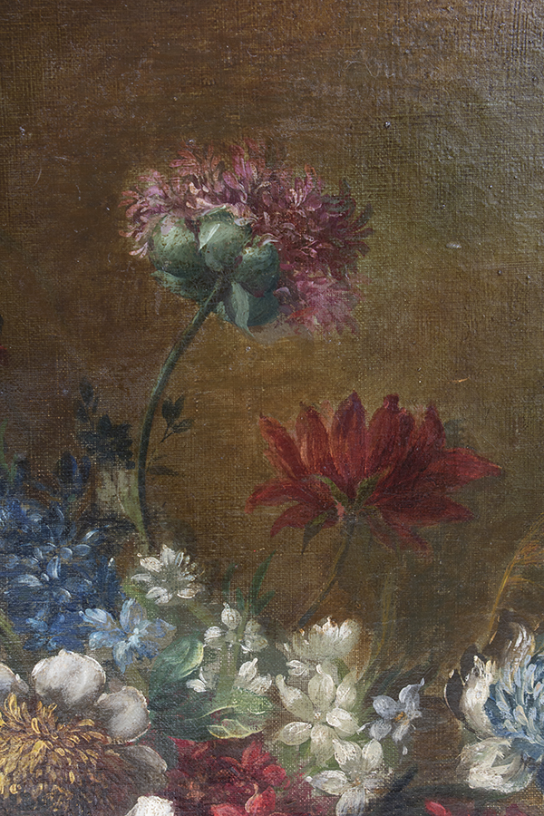 油彩画 Roses, pivoines & campanules | Laurent