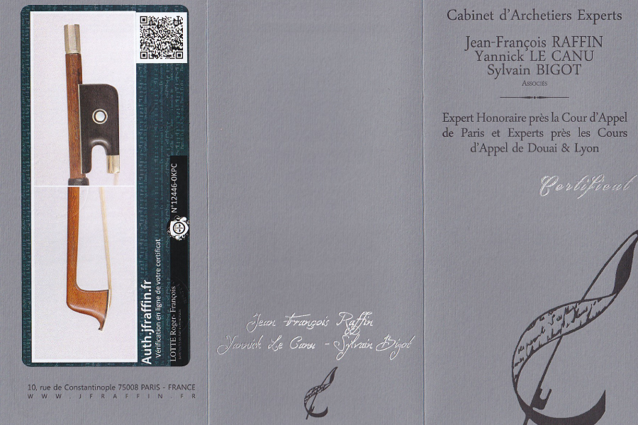 Roger François Lotte バイオリン弓 | Laurent