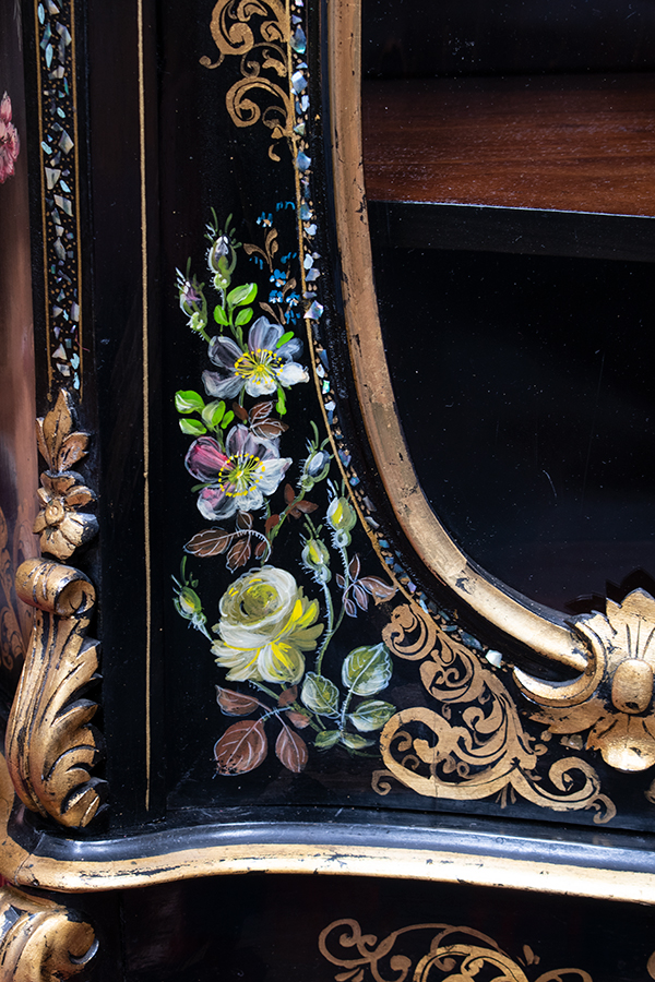 フランスアンティーク黒キャビネット.jpg